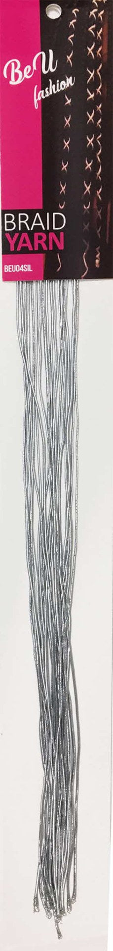 HAIR BRAIDING YARN STRING -SILVER