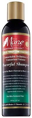 THE MANE CHOICE UNTOUCHED DEFINITION POWERFUL SHAMPOO 80Z