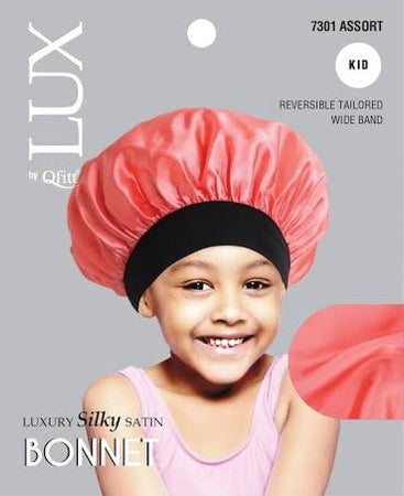 LUX BY QFITT SILKY SATIN BONNET