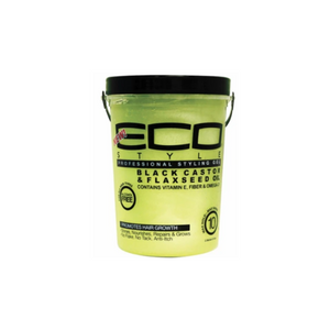 ECO STYLING GEL BLACK CASTOR & FLAX SEED OIL