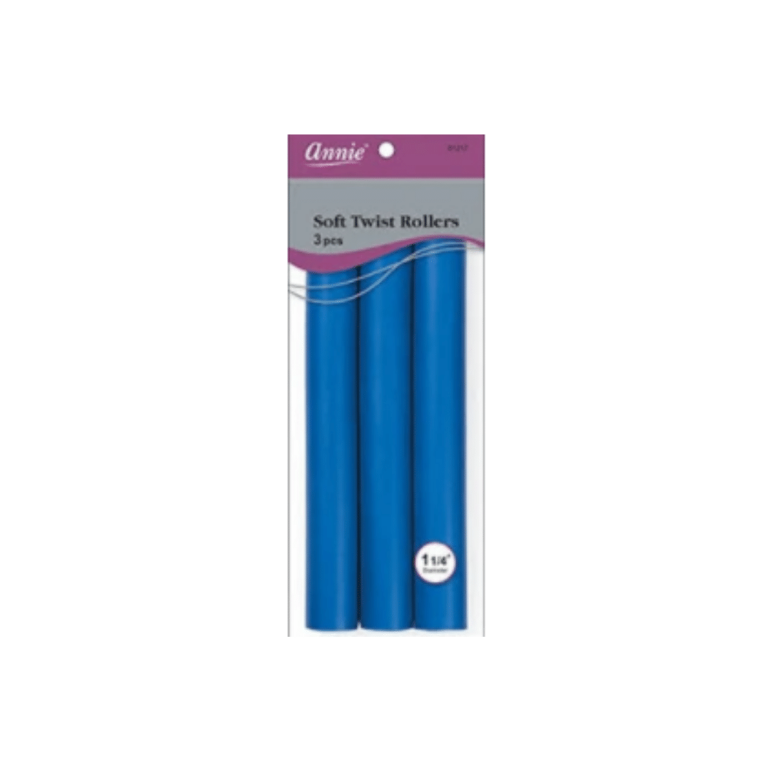 ANNIE ROLLER SOFT TWIST 10"BLUE 1-1/4" FLEX ROD