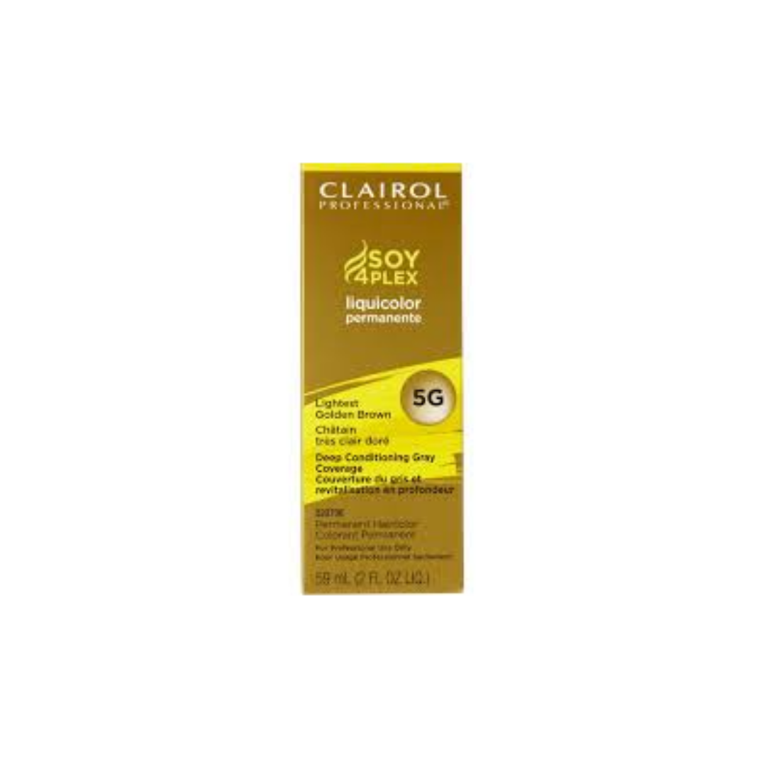 CLAIROL LIQUID PERMANENT 5G VERY LIGHTEST GOLDEN BROWN 2oz