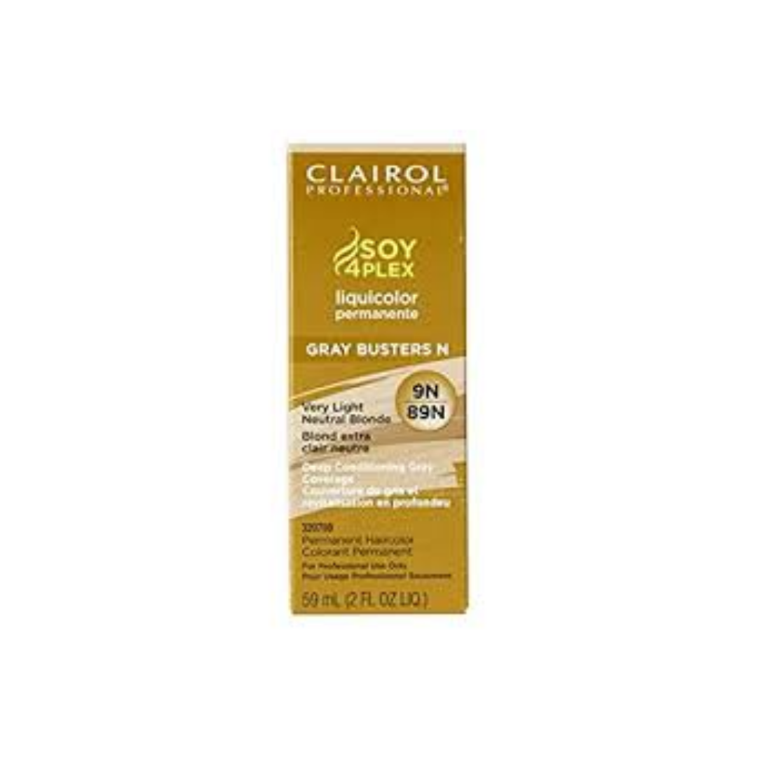 CLAIROL LIQUID PERMANENT 9N/89N VERY LIGHT NEUTRAL BLONDE