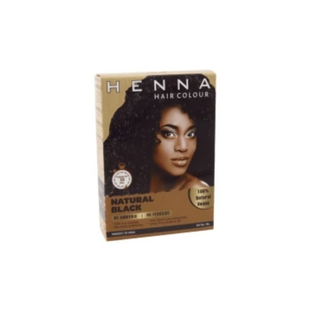 JIMY HENNA HAIR COLOR 100% NATURA NATURAL BLACK