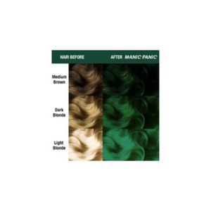 MANIC PANIC SEMI HAIR COLOR GREEN ENVY 4oz