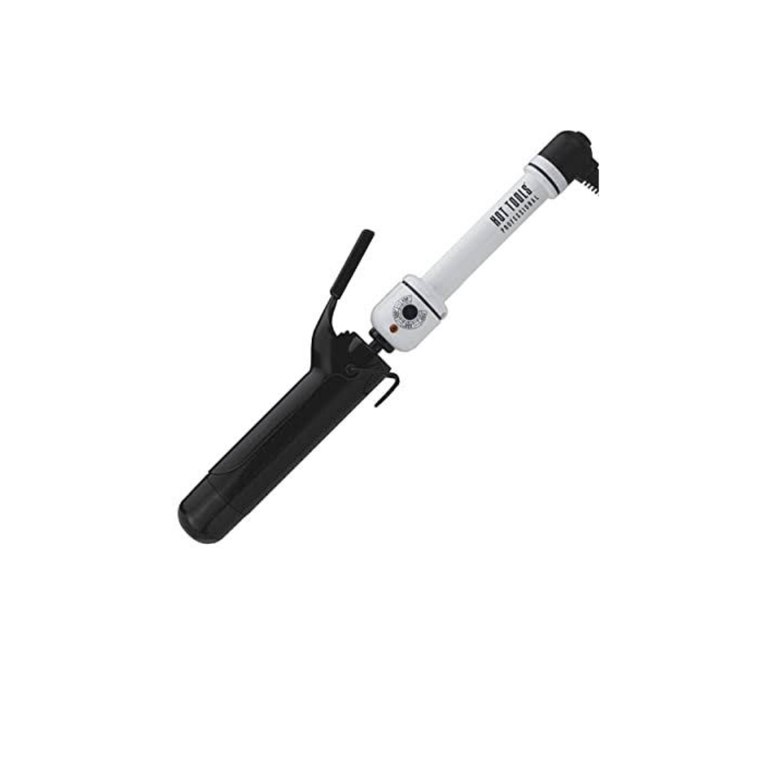 Hot tools black hotsell and white curling iron