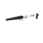 HOT TOOLS BLACK WHITE NANO CERAMIC TAPERED CURLING IRON 1-1/2"